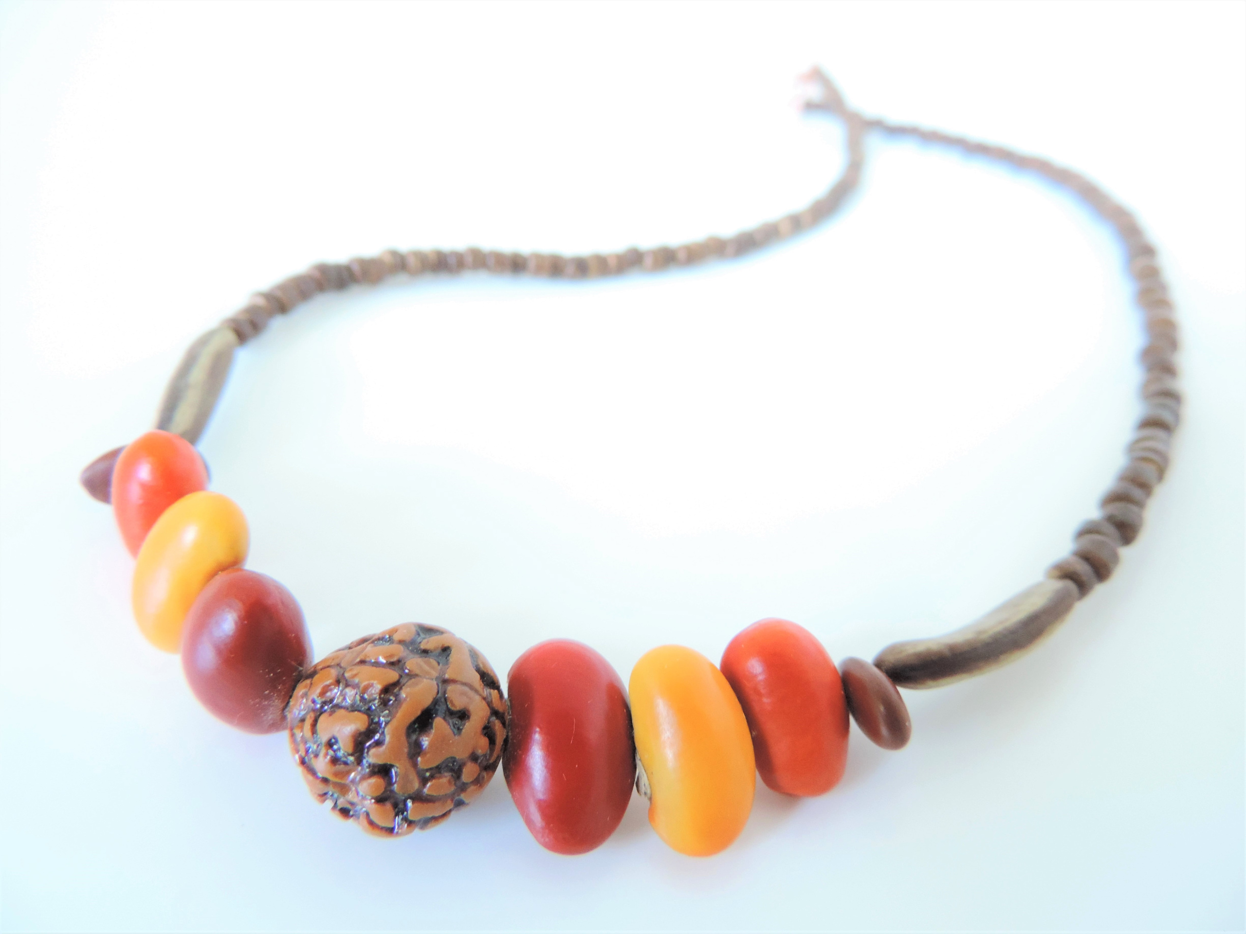 Blue Quandong & Ininti Seed Necklace